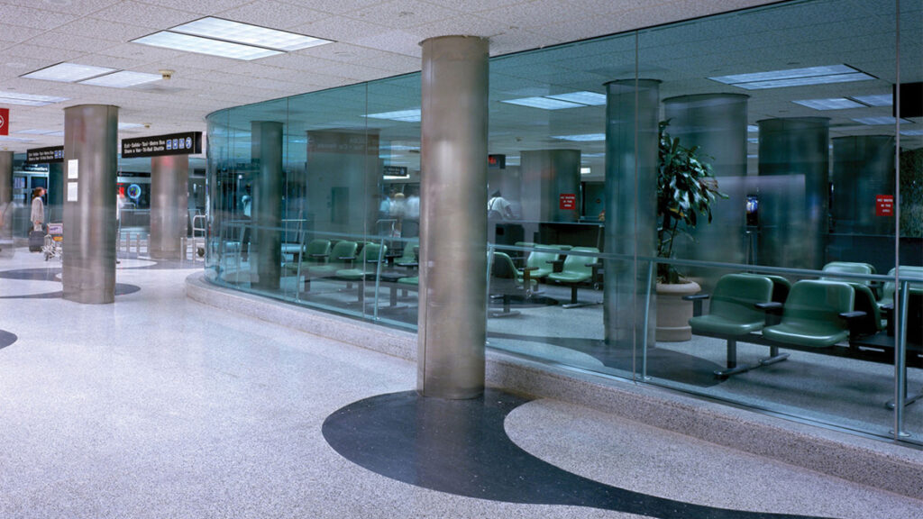 Greeters Lobby Terminal E F at MIA 00001