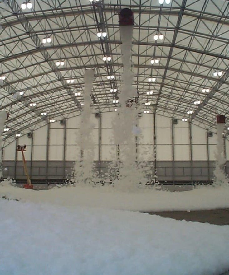 Airtran ATL Hangar foam fire protection